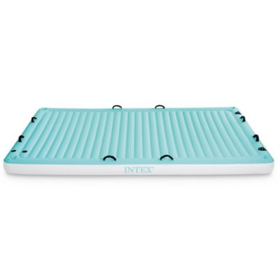 Image showing  Floating Water Lounge - (56289Ep) Teal & White Water & Pool Float, 56289EP