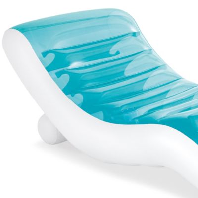 Image showing  Splash Lounge - (56874Ep) Teal & White Water & Pool Float, 56874EP