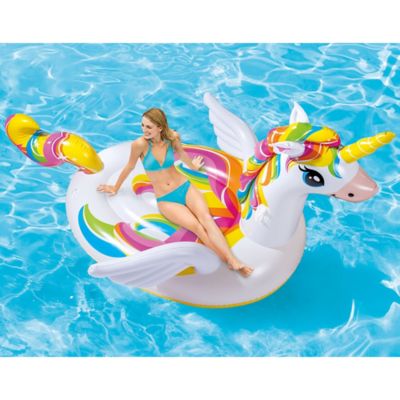 Image showing  Mega Unicorn Inflatable Pool Island Float - (57291Ep), 57291EP