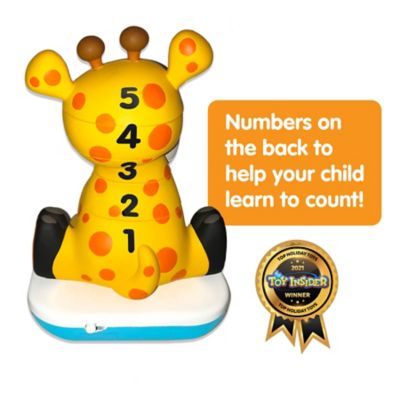 Image showing  Baby Giraffe - Lights & Sounds, Ages 12+ Months, 5 pc. Stacking Animal Tower, 60001