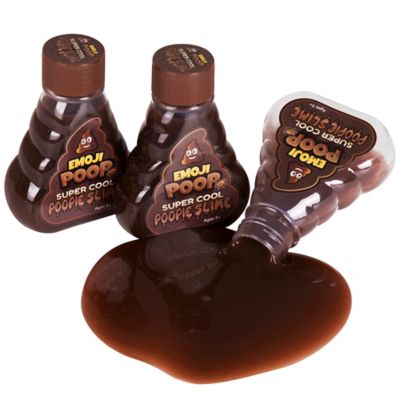 Image showing  Slime Emoji Poop Slime Set, 5 oz. Bottles, Non-Toxic Poopie Slime in Everyone's Favorite Emoji, 3-Pack