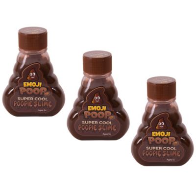 Image showing 7 th Super Cool Slime Emoji Poop Slime Set, 5 oz. Bottles, Non-Toxic Poopie Slime in Everyone's Favorite Emoji, 3-Pack