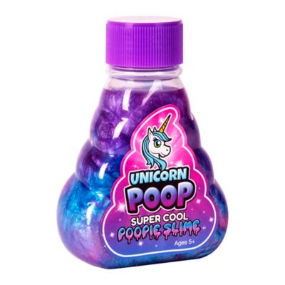Image showing  Slime Unicorn Poop Slime Set, 5 oz. Bottles, Non-Toxic Multi-Color Glitter Poopie Slimes, 3-Pack