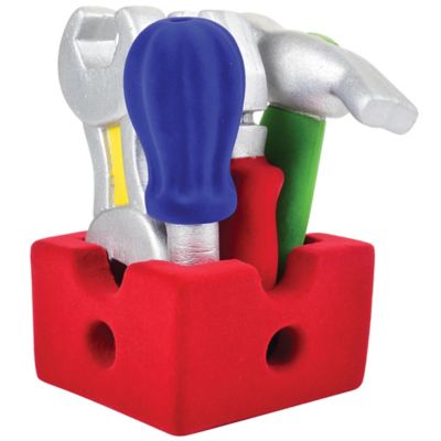 Image showing 8 th Rubbabu Pretend Play Tool Set (4 pc. Set with Caddy) - 18 Months & Up, RBB-20191