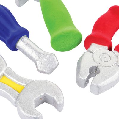 Image showing 9 th Rubbabu Pretend Play Tool Set (4 pc. Set with Caddy) - 18 Months & Up, RBB-20191