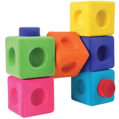 Rubbabu Rubbablox Natural Rubber Foam Blocks for Building Set, RBB-20290