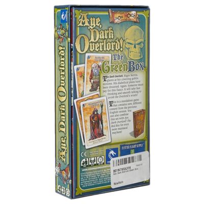 Image showing  Aye, Dark Overlord! the Green Box - Card Game, for 4-7 Players, 30-60 Minute Playing Time, Ages 14+, PG504