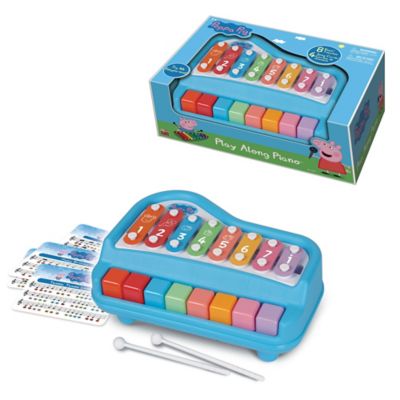 Image showing  Play Along Piano - 2-in-1 Paino & Xylophone, 8 Notes & Keys