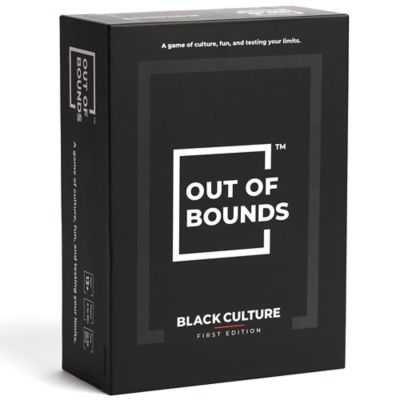 Out of Bounds Black Culture - First Edition - Fun Black Taboo Card Game 4+ Players Ages 13+, OB/BLK-01
