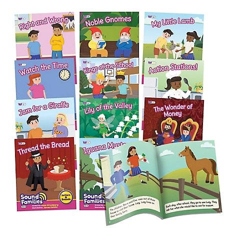 Junior Learning Decodable Readers Sound Families Consonants Fiction Phase 5.5, BB143