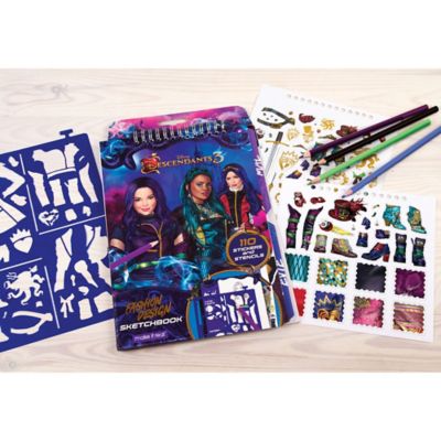 Image showing  Descendants 3 Fashion Design Sketchbook - Make It Real, Includes 110 Stickers & Stencils, 4208