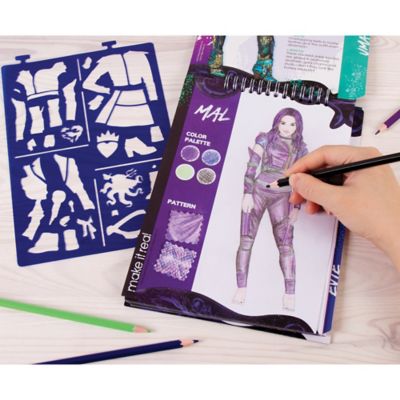Image showing  Descendants 3 Fashion Design Sketchbook - Make It Real, Includes 110 Stickers & Stencils, 4208