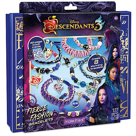 Disney Descendants 3: Fierce Fashion Bracelets Kit - Create 8 Stunning Disney Charm Bracelets, 4223