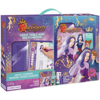 Disney Descendants Royal Wedding: Light Table & Sketchbook - 9 pc. Set, Make It Real, 4257