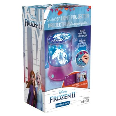 Disney Frozen II: Scratch Art Light Projector - Make It Real, Design Your Own Light Show, 4324