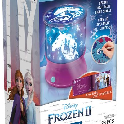 Image showing 8 th Disney Frozen II Scratch Art Light Projector, Make It Real, Design Your Own Light Show