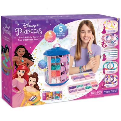 Disney Princess: 5-in-1 Activity Tower - 1600 Pieces Spinning Vertical Platform, 4214