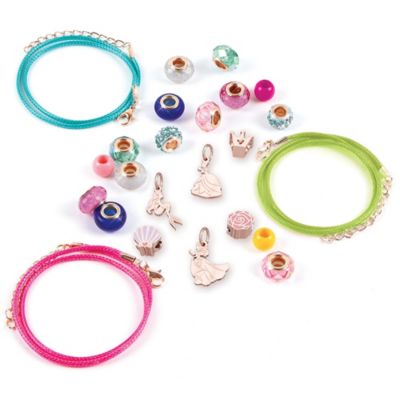 Image showing 2 th Disney Princess Royal Jewels and Gems Bracelet Kit, Create 3 Stunning Princess Bracelets, Make It Real, 26 pc.