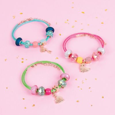 Image showing 3 th Disney Princess Royal Jewels and Gems Bracelet Kit, Create 3 Stunning Princess Bracelets, Make It Real, 26 pc.