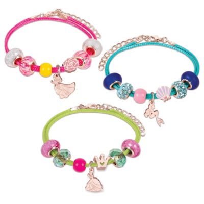 Image showing 5 th Disney Princess Royal Jewels and Gems Bracelet Kit, Create 3 Stunning Princess Bracelets, Make It Real, 26 pc.