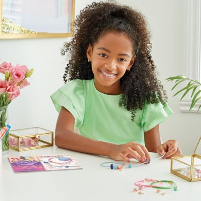 Image showing 6 th Disney Princess Royal Jewels and Gems Bracelet Kit, Create 3 Stunning Princess Bracelets, Make It Real, 26 pc.