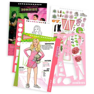 Image showing  Fashion Design Sketchbook - Make It Real, Includes 90 Stickers & Stencils, 4206