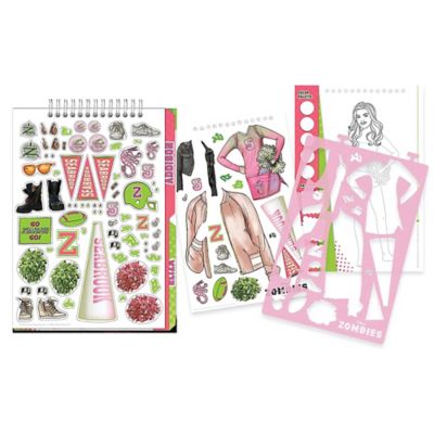 Image showing 5 th Disney Fashion Design Sketchbook - Make It Real, Includes 90 Stickers & Stencils, 4206