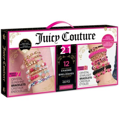 Juicy Couture 2-in-1 Crystal Sunshine and Starlight Bracelets Kit, Make It Real
