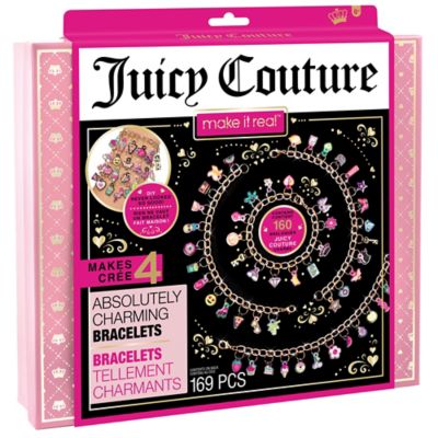 Juicy Couture Absolutely Charming Bracelets Kit - Create 4 Puffy Sticker Charm Bracelets, Make It Real, 169 pc., 4414