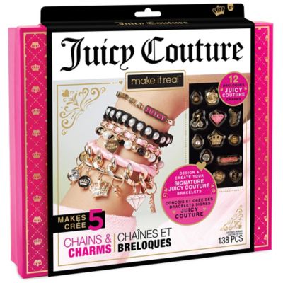 Juicy Couture Chains & Charms Kit, Create 5 Unique Bracelets, Make It Real, 138 pc.