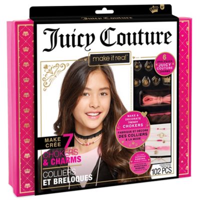 Juicy Couture Chokers and Charms Kit, Create 7 Unique Necklaces, Make It Real, 102 pc.