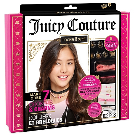 Juicy Couture Chokers & Charms Kit - Create 7 Unique Necklaces, Make It Real, 102 pc., 4402