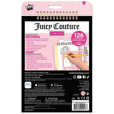 Image showing  Fashion Design Sketchbook - Make It Real, Includes 137 Stickers & Stencils, 4426