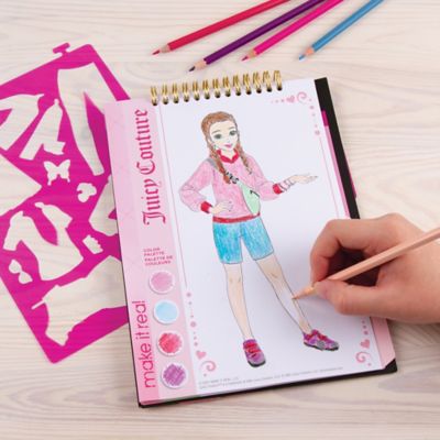 Image showing  Fashion Design Sketchbook - Make It Real, Includes 137 Stickers & Stencils, 4426