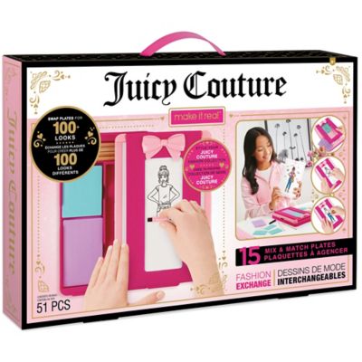 Juicy Couture Fashion Exchange - 51 pc. Scratch Plate Outfit Designer Kit, Make It Real, 4416
