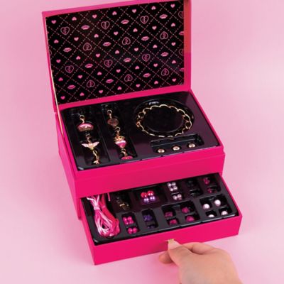 Image showing  Glamour Box Jewelry Kit, Create 8 Unique Charm Bracelets, Make It Real, 379 pc.