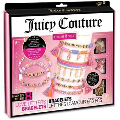 Juicy Couture Love Letters Bracelets Kit - Create 8 Unique Charm Bracelets, Make It Real, 563 pc., 4412