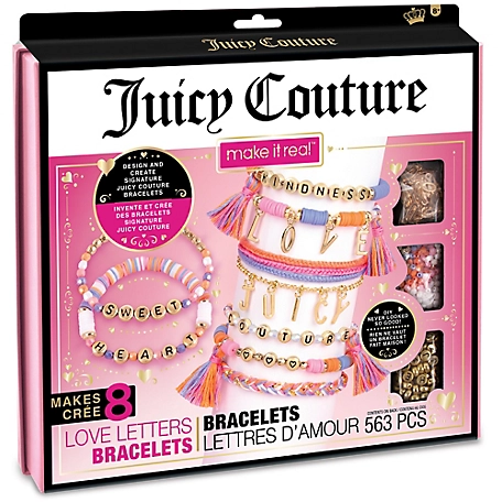 Juicy Couture Love Letters Bracelets Kit - Create 8 Unique Charm Bracelets, Make It Real, 563 pc., 4412