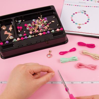 Image showing  Mini Crystal Sunshine Bracelets Kit, Create 5 Unique Charm Bracelets, Make It Real, 190 pc.