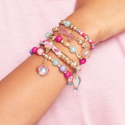 Image showing 5 th Juicy Couture Mini Crystal Sunshine Bracelets Kit, Create 5 Unique Charm Bracelets, Make It Real, 190 pc.