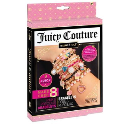 Juicy Couture Mini Pink & Precious Bracelets Kit - Create 8 Unique Charm Bracelets, Make It Real, 267 pc., 4432