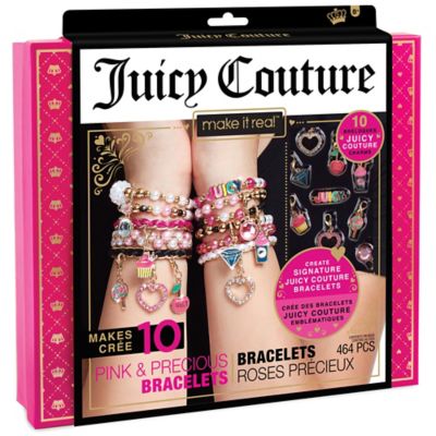 Juicy Couture Pink & Precious Bracelets Kit - Create 10 Unique Charm Bracelets, Make It Real, 464 pc., 4408