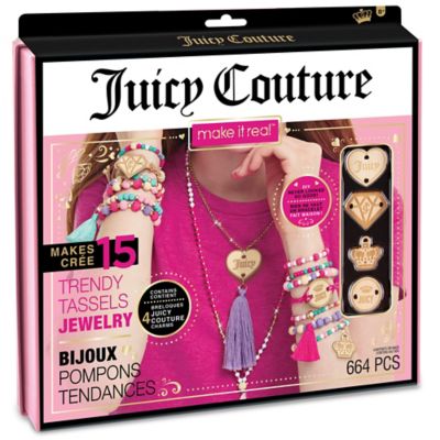 Juicy Couture Trendy Tassels Jewelry Kit - Create 15 pc. of Tassel Jewelry, Make It Real, 664 pc., 4415