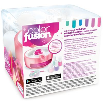 Image showing  Color Fusion Light Magic Nail Dryer - 8 pc. Kit, All-in-One Home Manicure Set