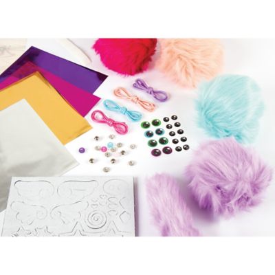 Image showing  DIY Cuddle Mob - Create 4 Pom Pom Characters, 36 Pieces, 1409