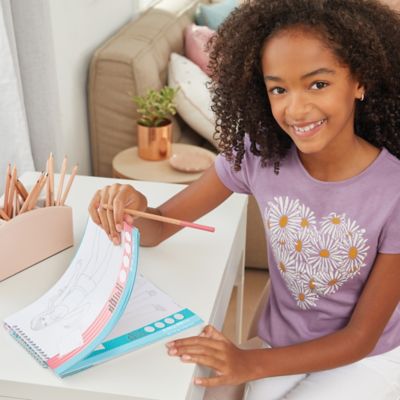 Image showing 5 th Make It Real Fashion Design Sketchbook Blooming Vibes, Includes 121 Stickers and Stencils