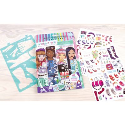 Image showing  Fashion Design Sketchbook: City Style - Includes 180 Stickers & Stencils, 3207