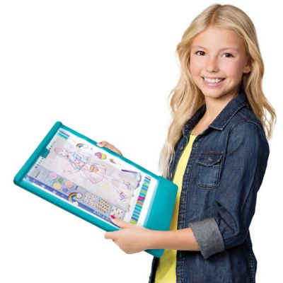 Image showing  Fashion Design Tracing Light Table - 8 pc. Kit, Create & Color Stunning Outfits, 3502