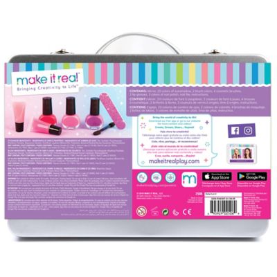 Image showing  Glam Makeup Set, Travel Hard Case, Tweens & Girls', All-in-One Cosmetic & Beauty Kit, 10 pc.