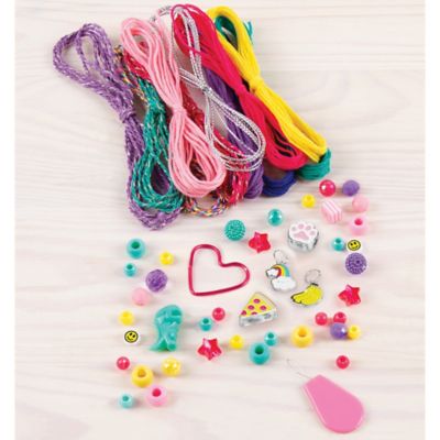 Image showing  Good Vibes Bracelet Kit, Create 5 Unique Cord Charm Bracelets, 54 pc.